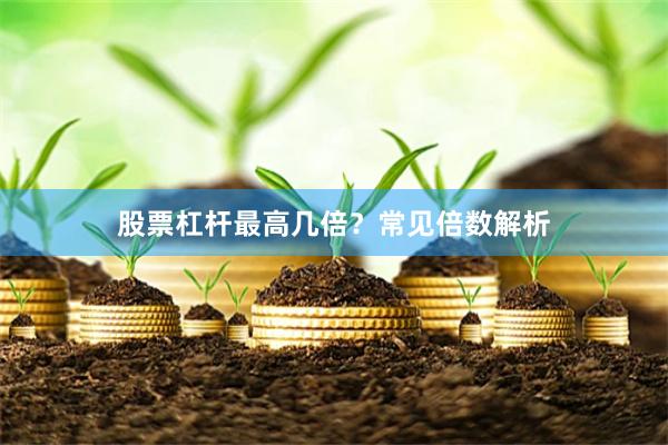 股票杠杆最高几倍？常见倍数解析